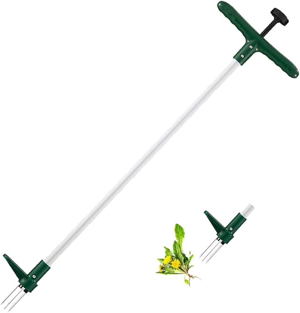 Walensee Weed Puller, Stand Up Weeder Hand Tool, Long Handle Garden Weeding tool with 3 Claws, Ha... | Amazon (US)