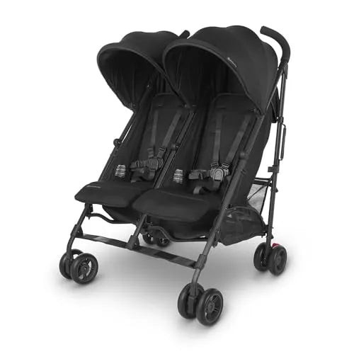 Uppababy Uppababy G-link V2 Double Umbrella Stroller / Jake (Black/carbon Frame) | REBEL (formerly Rebelstork)