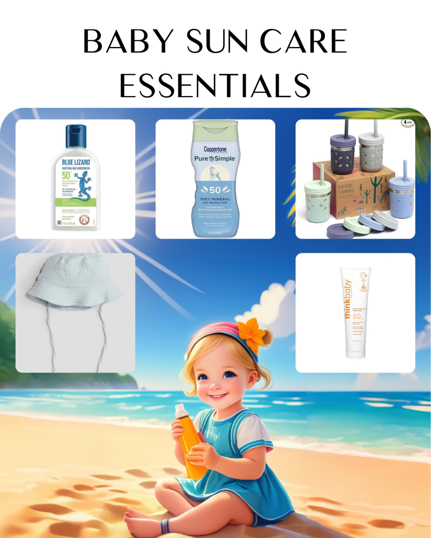 Protect your little one’s delicate skin with the best in baby sun care products. From gentle, mineral-based sunscreens to protective sun hats, these essentials ensure your baby is safe from harmful rays during outdoor adventures. Prioritize their skin health with products that are pediatrician-approved, hypoallergenic, and perfect for sensitive skin. Make every sunny day a safe and fun experience with these must-have sun care solutions.

#LTKBaby #LTKKids #LTKFamily