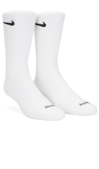 Everyday Plus Cushioned Socks in White & Black | Revolve Clothing (Global)