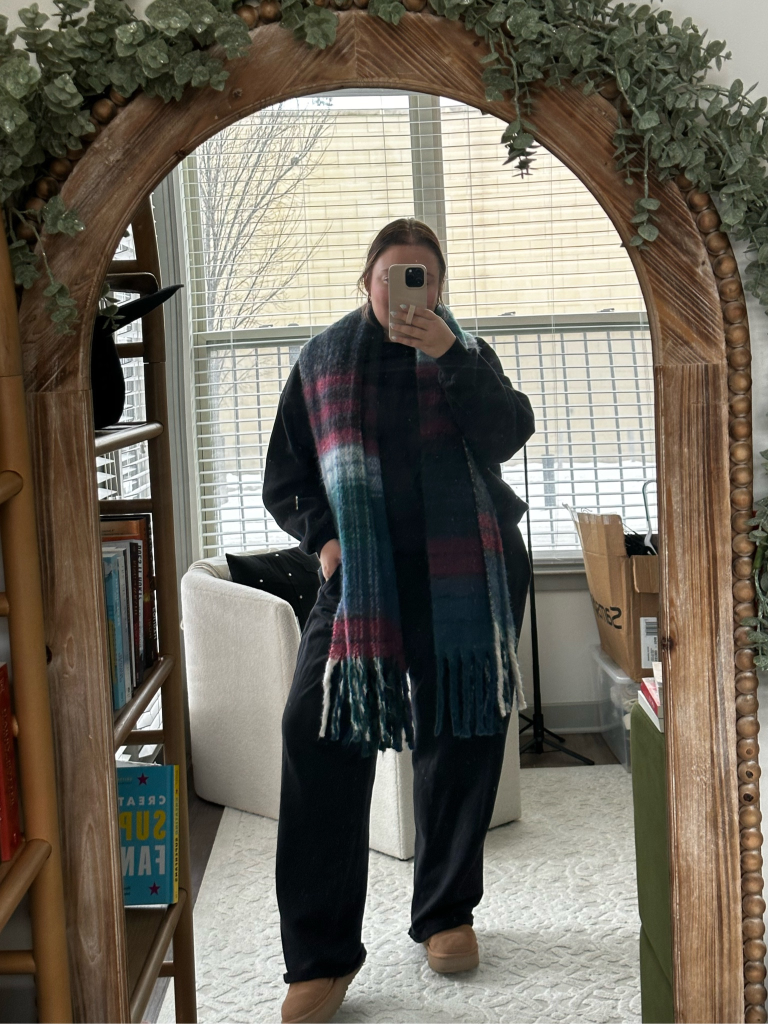 Snow day ootd! Xl in pants and 3X in sweatshirt 

#LTKstyletip #LTKplussize #LTKSeasonal