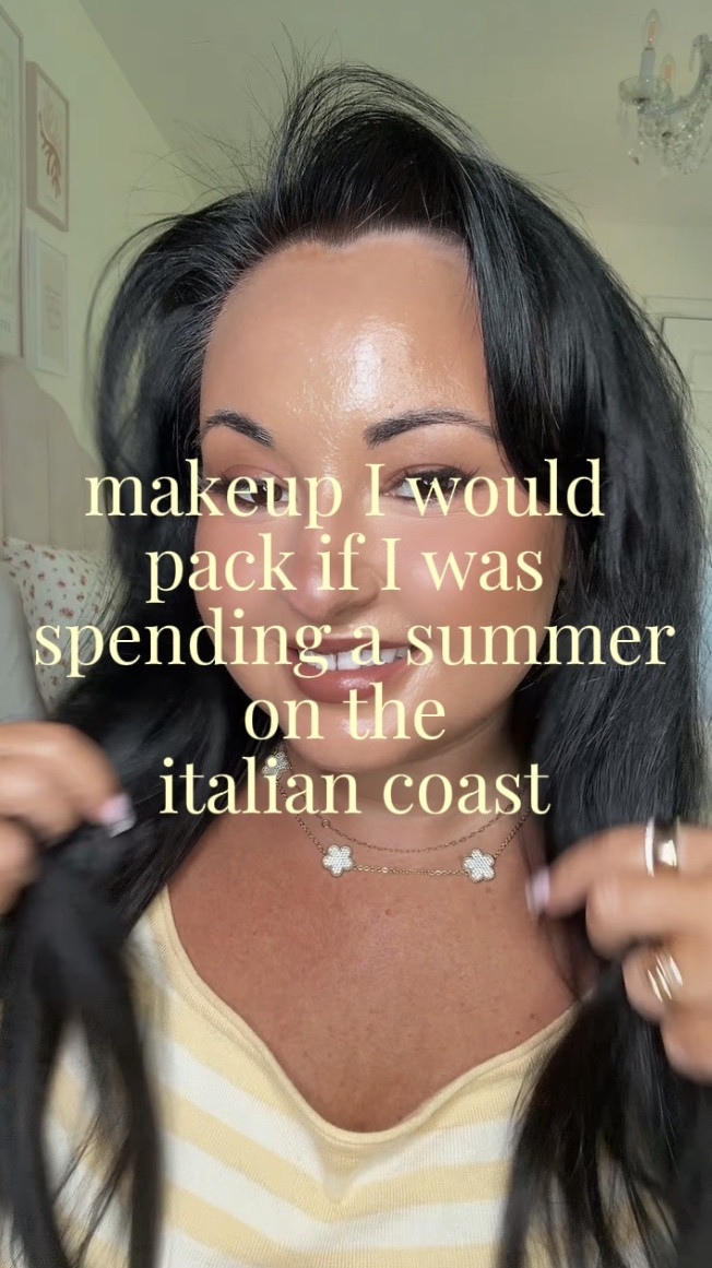 Italian Summer Girl 🍋☀️

Bronzed skin, peachy sunset blush, glossy lips, and the effortless coastal glow that makes you look like you just stepped off a boat in Positano. Sharing the exact makeup products I used to create this sunkissed Italian summer makeup look.

#LTKBeauty #SummerMakeup #ItalianSummer #BronzedMakeup #GlowyMakeup #CoastalStyle #VacationStyle #EuropeanSummer #BeautyFinds

#LTKgrwm #LTKBeauty