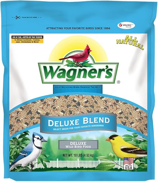 Wagner's 13008 Deluxe Wild Bird Food, 10 lb Bag | Amazon (US)