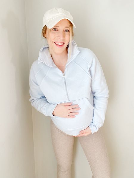 Bump friendly outfit for third trimester. Workout outfit during pregnancy 

#LTKfitness #LTKstyletip #LTKbump