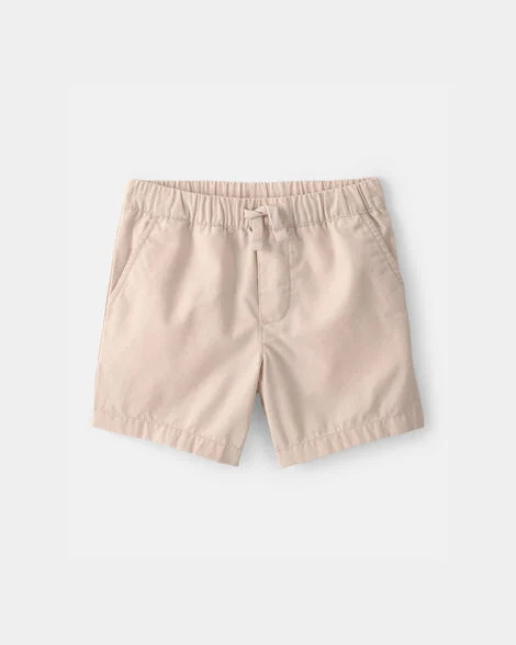 Toddler Boy Canvas Shorts - Khaki | Carter's | Carter's Inc