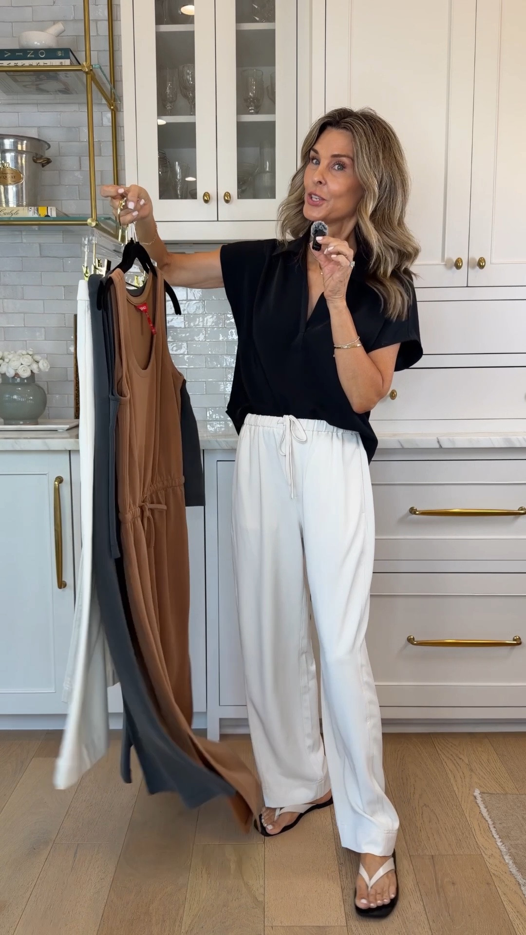 I’m 5’6’’ use discount code FASHIONEDLIFEXSPANX for 15% off + free shipping (new orders only). 

Spanx’s new styles and colors are so good! You’re going to love! 
-new AirEssential tie waist tank dress size XS
-new color in the AirEssential wide leg pants & boatneck top, 3 lengths available, wearing reg length 32”.
-ivory cropped easy flare pant size XS regular
-navy cotton linen short 5’’ size XS

@Spanx  #SpanxPartner

#LTKootd #LTKOver40 #LTKTravel