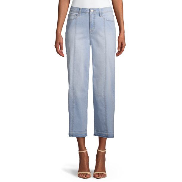 Time and Tru Seam Front Release Hem Jeans | Walmart (US)