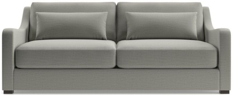 Verano II Petite Slope Arm Sofa + Reviews | Crate and Barrel | Crate & Barrel
