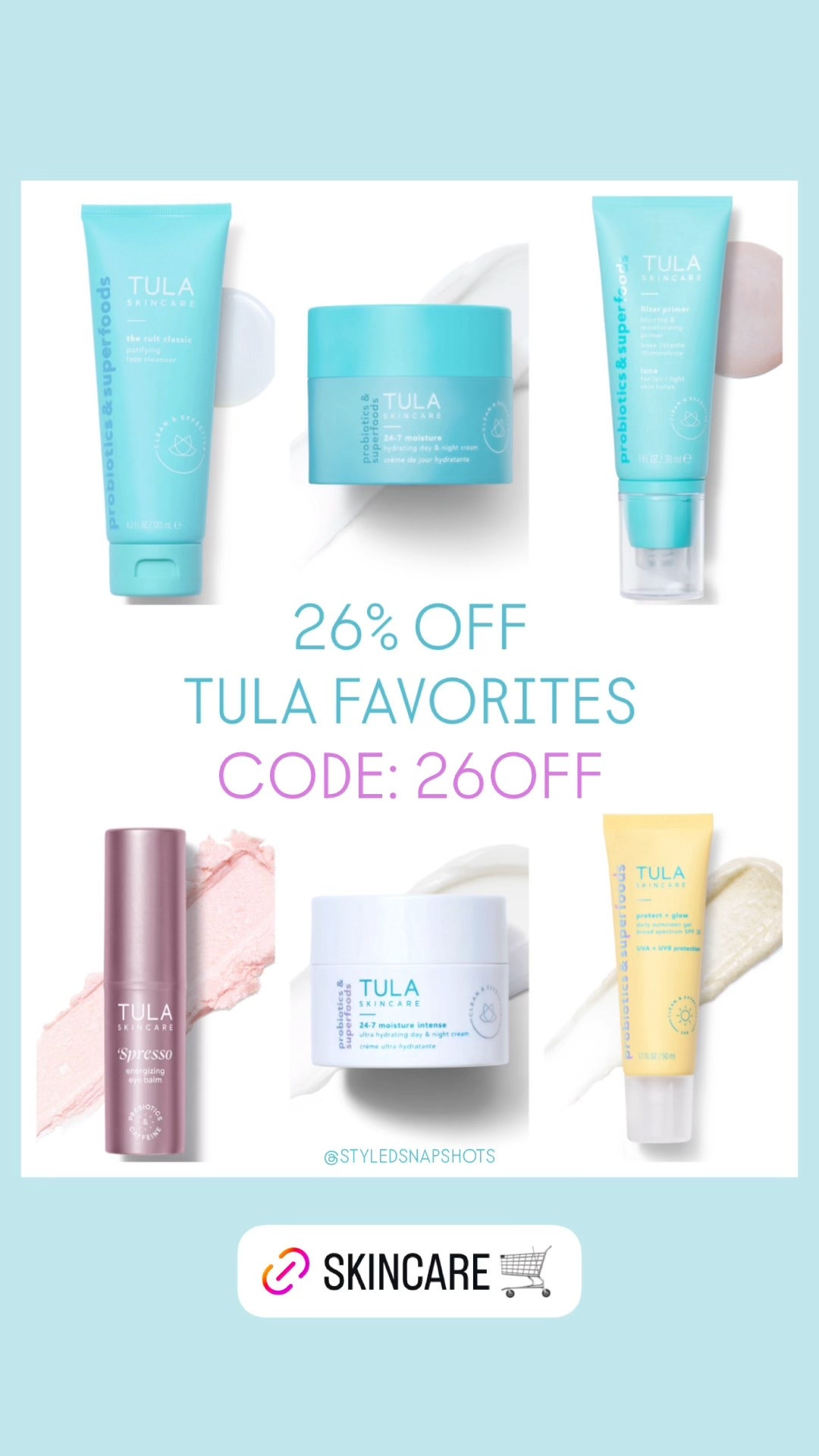 26% off Tula skincare with code: 26OFF

#LTKBeauty