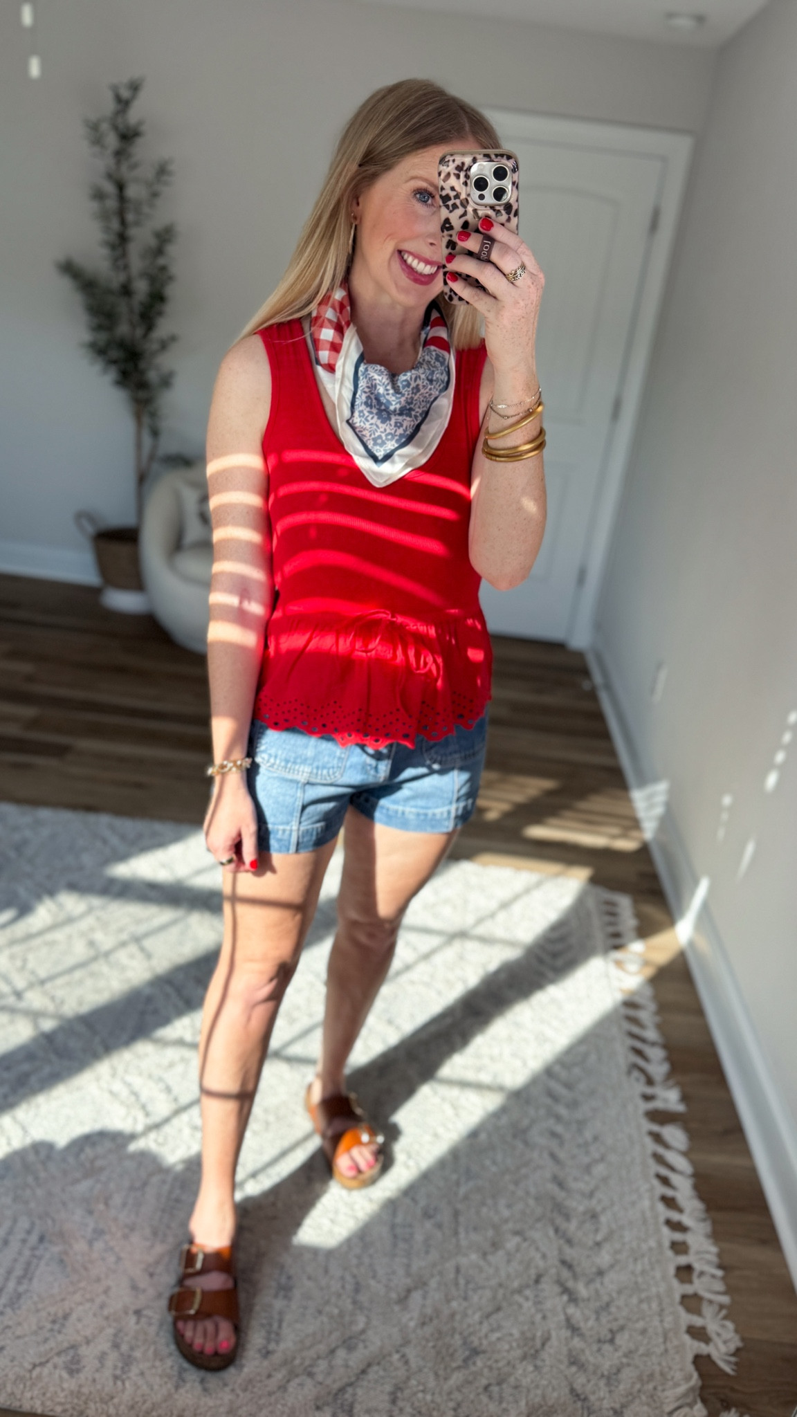 Weekend Walmart Wins try-on
Red peplum tank- small
Patch pocket Jean shorts- tts

#LTKootd #LTKmomlife
