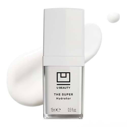 U Beauty The SUPER Hydrator - Mega-Dose Skin Hydrator and Hyaluronic Acid Moisturizing Cream with Peptides and Grapeseed Oil for Supple, Smooth, and Softer-Looking Skin For Up To 48 Hours - 0.5 fl oz | Amazon (US)