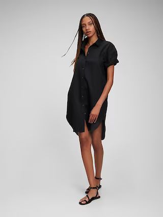 Linen-Cotton Shirtdress | Gap (US)