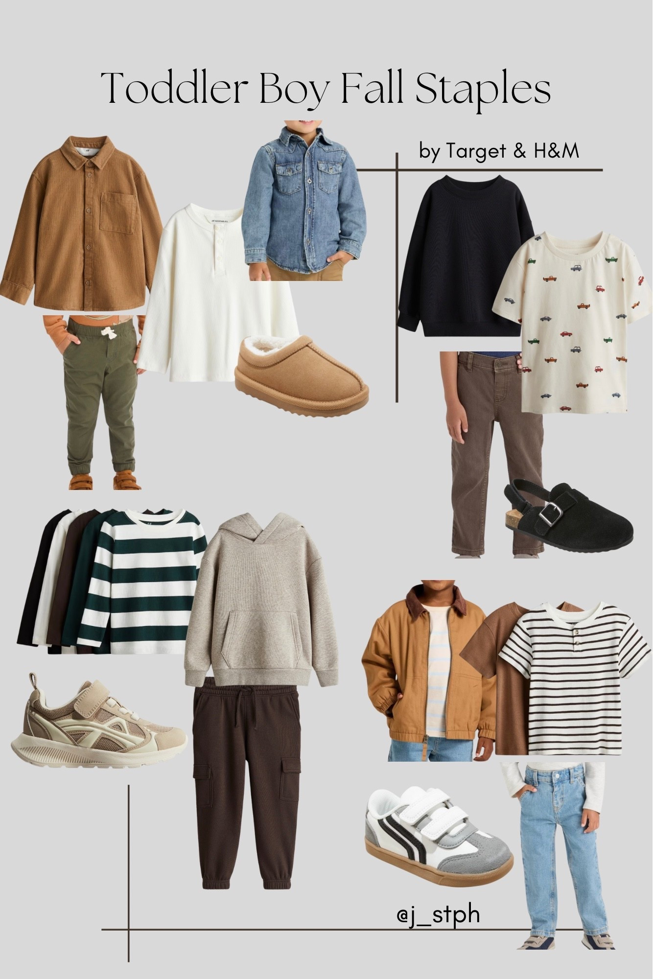 Toddler Boy Staples 

Toddler boy 
H&M
Target
Staples
Fall must haves 
Boy mom 

#LTKSeasonal #LTKU #LTKSaleAlert