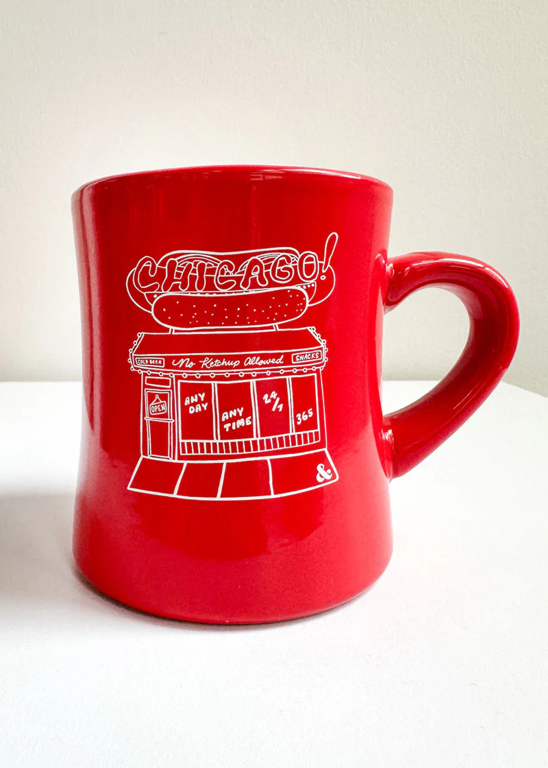 Chicago Hot Dog Stand Diner Mug | Alice & Wonder