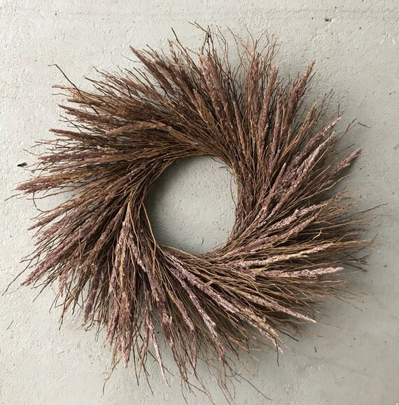 Rose Gold Wreath Wreath Dried Wreath Natural Wreath Wispy | Etsy | Etsy (US)