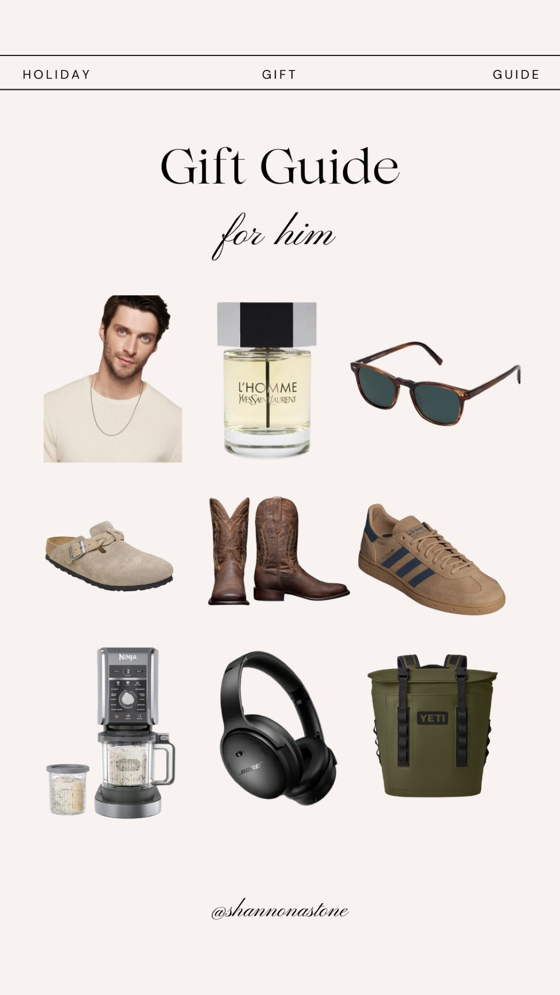 Gift guide for him 

#LTKGiftGuide #LTKHoliday