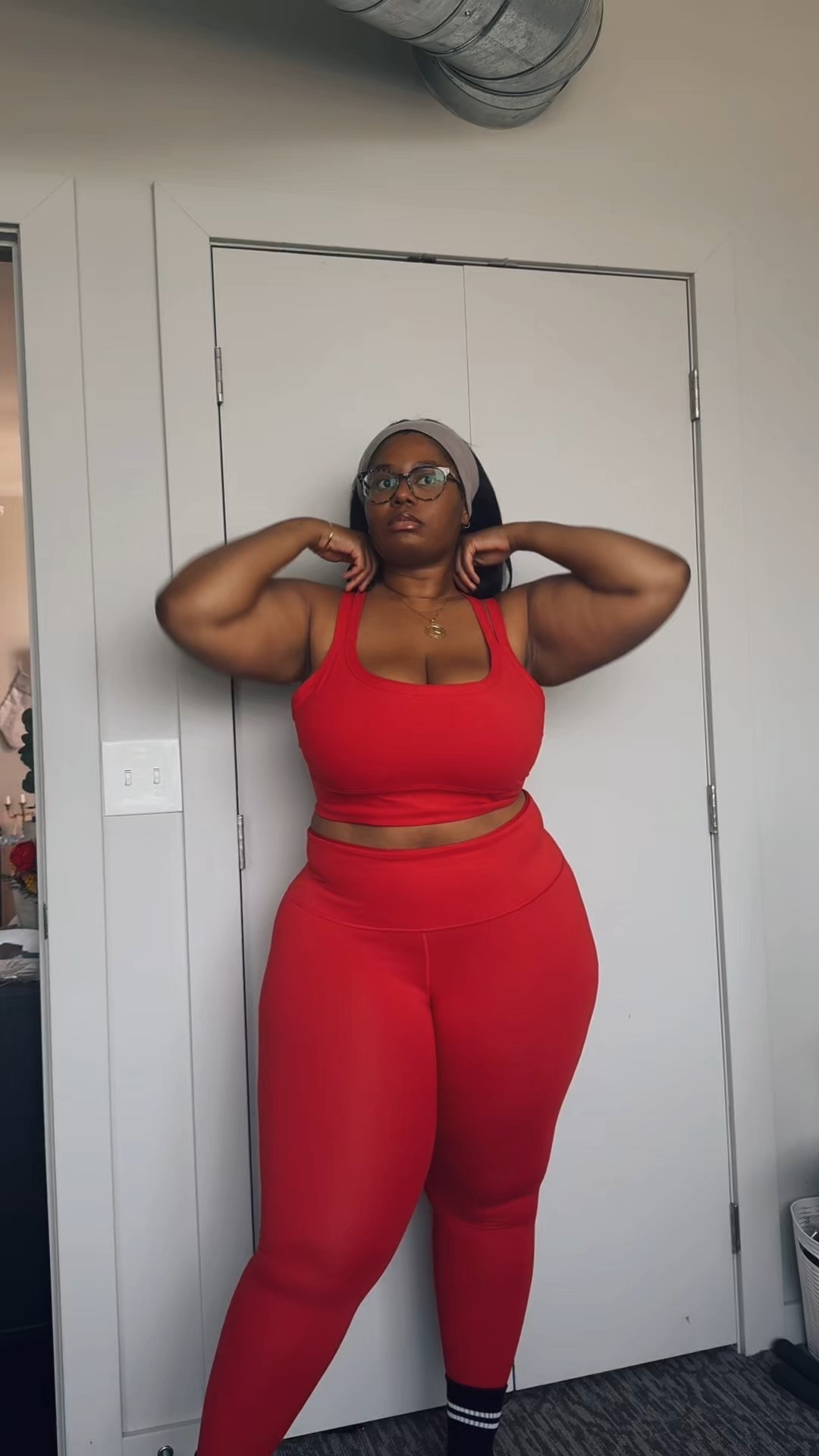 She’s not just working out… she’s making a statement. 🔥
This red Fabletics set has me feeling strong, confident, and just the right amount of main character energy. Whether it’s Pilates, strength training, or a hot girl walk  the fit is giving motivation. ❤️‍🔥

Move your body. Romanticize your routine. Look good doing it. 💪🏾✨
#FableticsPartner #FableticsFinds #WorkoutSet #ActivewearGoals #StrongIsSoft #SoftLifeFitness #RedSetEnergy #BlackGirlWellness #FlourishFiles #EverydayFlourish

#LTKActive #LTKPlusSize #LTKStyleTip