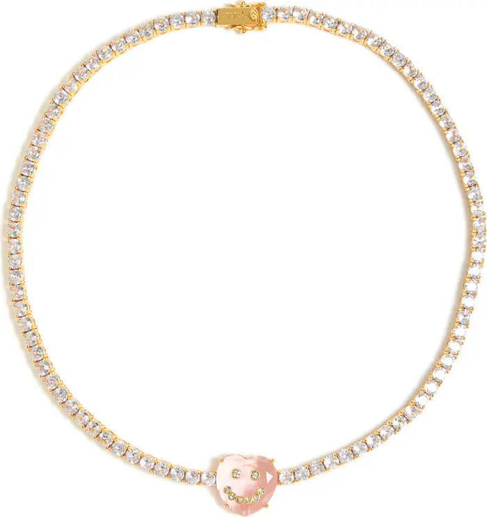 KG Kurt Geiger Crystal Heart Choker Necklace | Nordstromrack | Nordstrom Rack