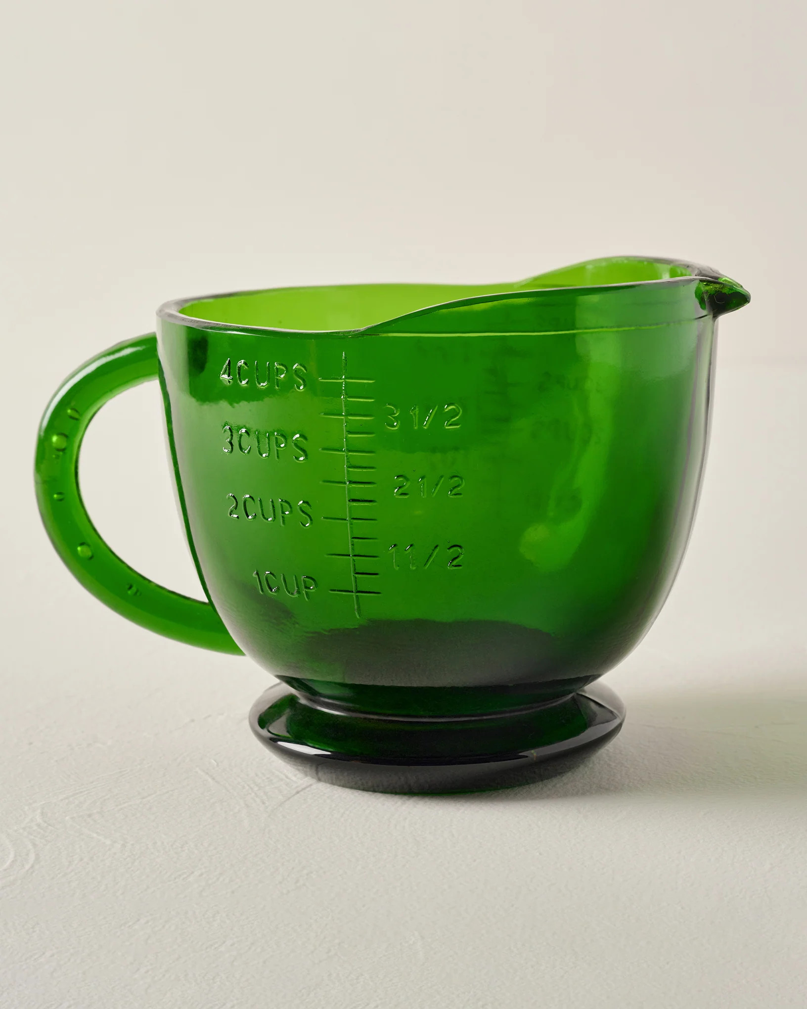 Green Glass 4 Cup Measuring Cup | Magnolia