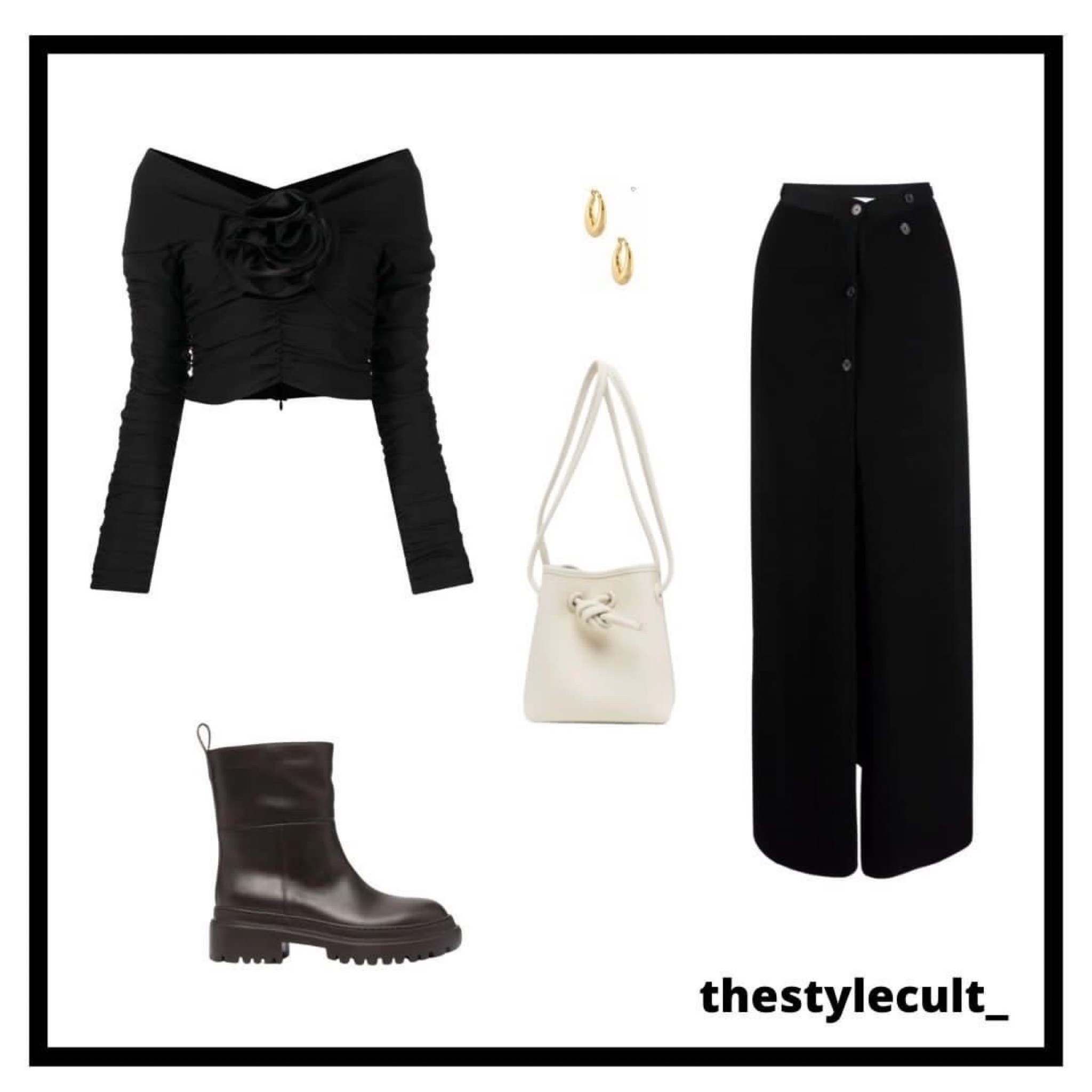 • magda butrym off the shoulder top | gold hoops | aya muse skirt | vasic mini bag | l'autre chose boots

#LTKSeasonal #LTKitbag #LTKstyletip