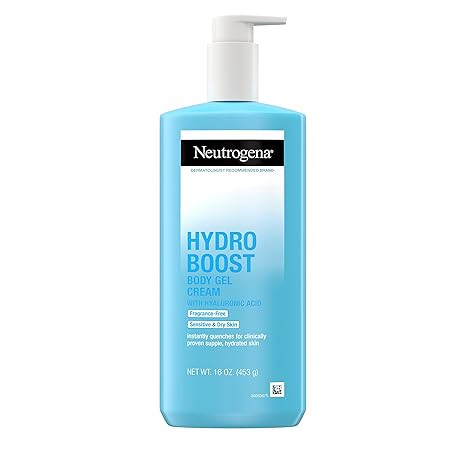 Neutrogena Hydro Boost Fragrance-free Hydrating Body Gel Cream, 16 Ounce | Amazon (US)