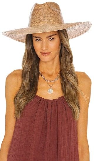 Palma Wide Fedora in Natural | Revolve Clothing (Global)