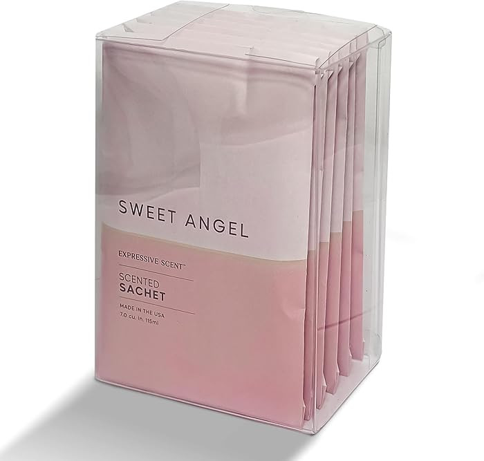 Expressive Scent 6 Pack Sachet (Sweet Angel) Long Lasting Home Fragrance for Drawers Dressers Clo... | Amazon (US)