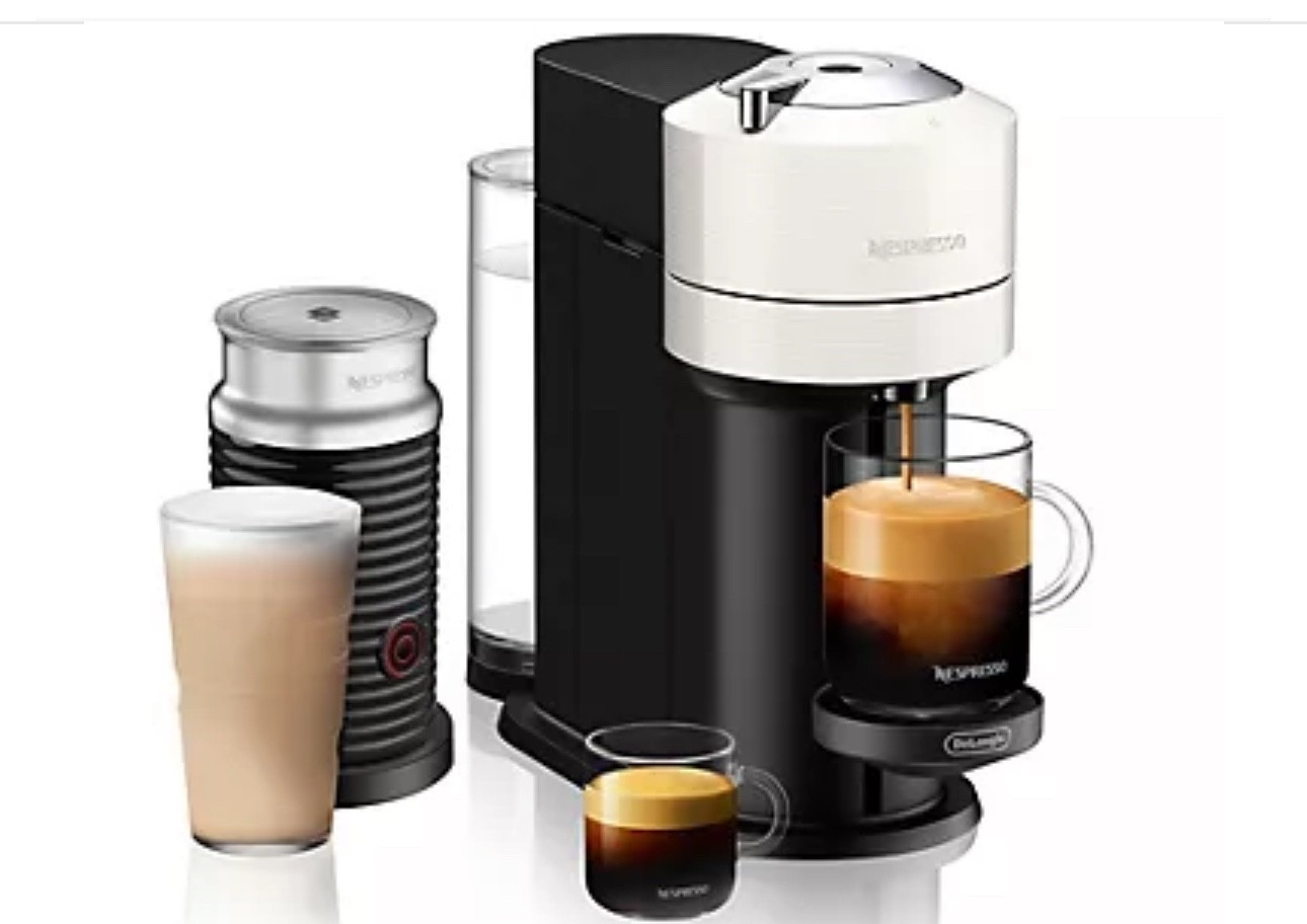 @qvc currently has the Nespresso Vertuo for only $139 (normally $219) and you’ll also get a milk frother AND voucher! Use code WELCOMEQ15 to get $15 off your $35+ purchase for first time customers! #ad #LoveQVC