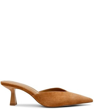 Mod Suede Dress Mules | Dillard's