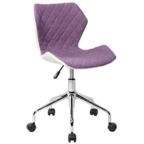 Techni Mobili Modern Height Adjustable Office Task Chair, Purple | Amazon (US)