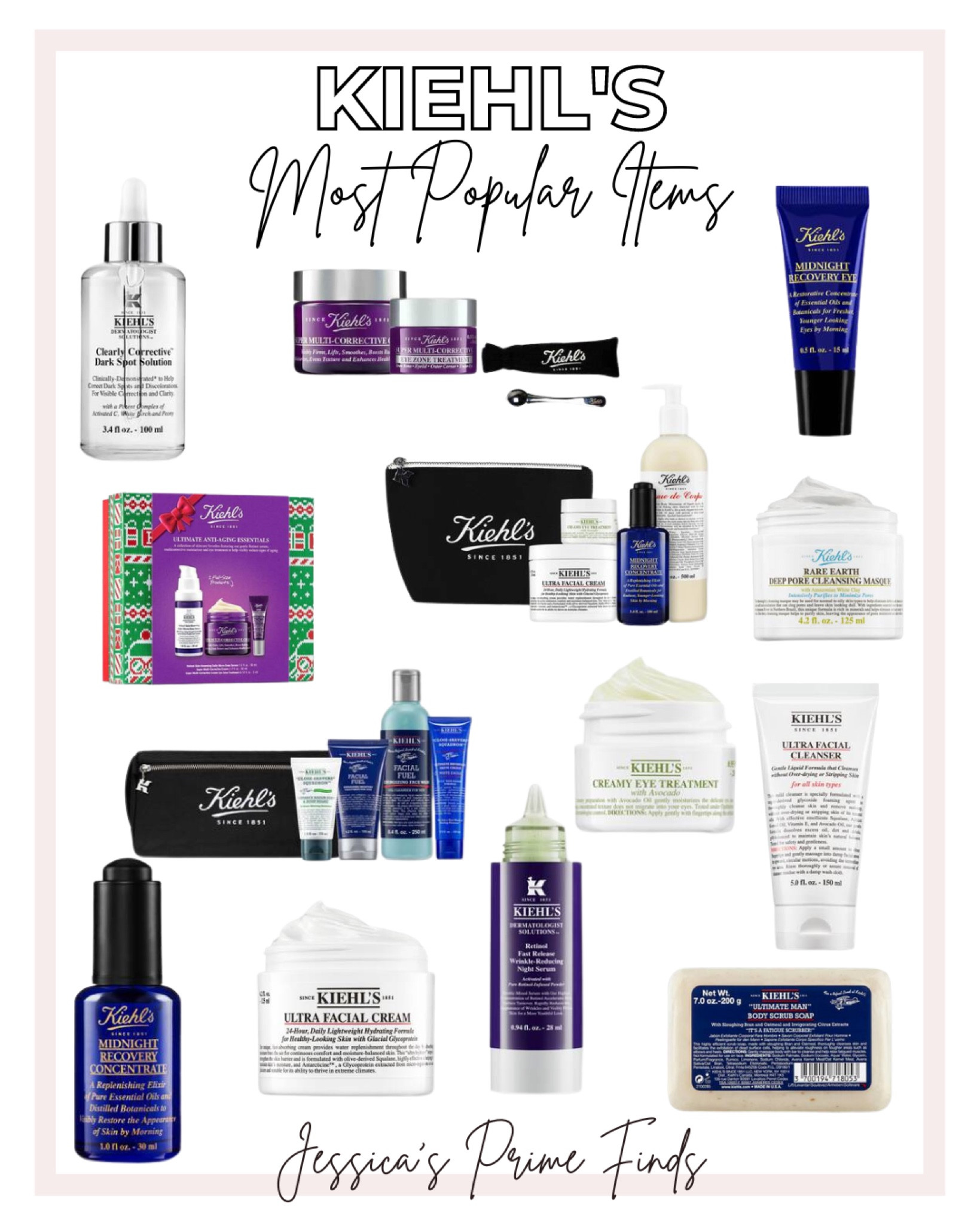 Kiehl’s favorite skincare products - moisturizer facial oil skincare kits gift sets and more 

#LTKsalealert #LTKSale #LTKbeauty
