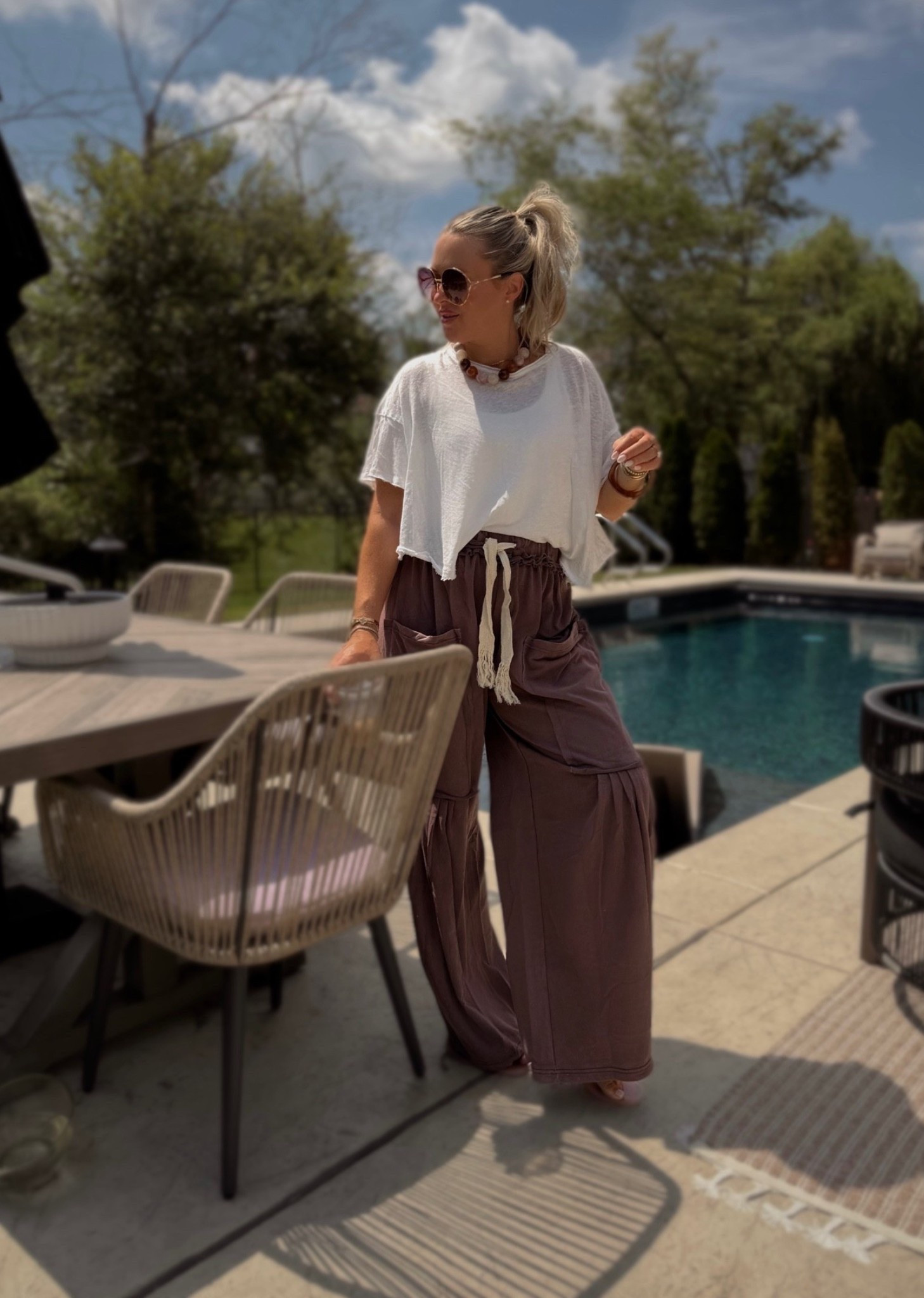 This combo is the perfect mix of elevated and effortless. Paired my favorite Free People tee with these viral Amazon pants, and I’m obsessed with how easy it is to throw on and still look put together.

The FP top is worth every penny, and the Amazon pants are such a good find. ✨ more colors too. 

Free People outfit, Amazon pants, Amazon fashion, Free People tee, casual chic outfit, effortless style, neutral outfit, everyday outfit, vacation outfit, comfy outfit, wide leg pants, Amazon storefront, fall transition outfit.

#LTKootd #LTKSeasonal