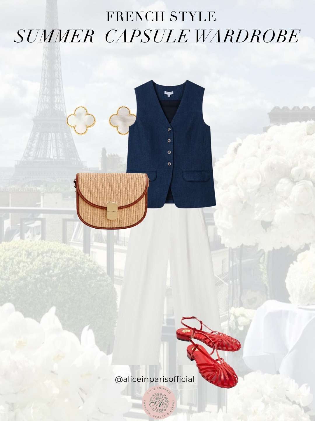 french style summer capsule wardrobe