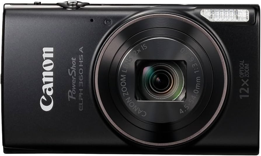 Canon PowerShot ELPH 360 HS A Black | Amazon (US)