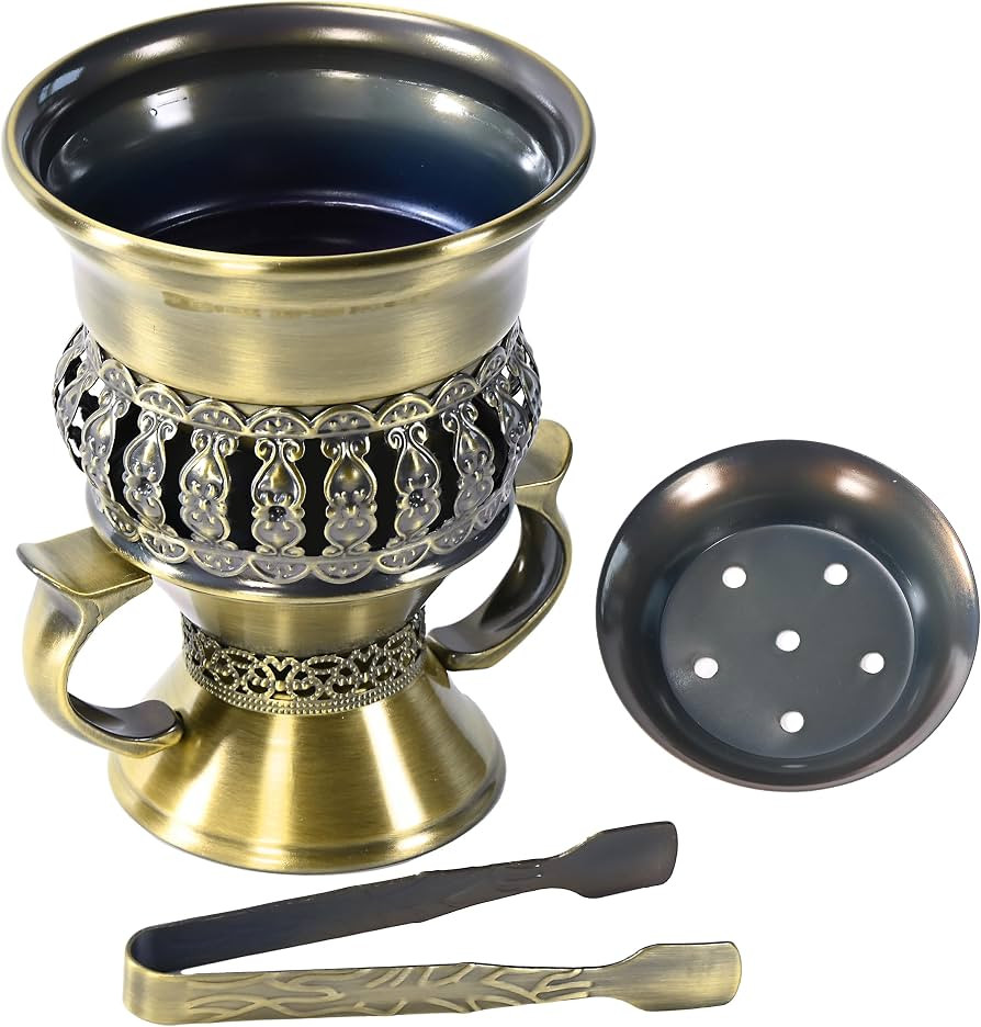 Bakhoor Burner, Charcoal Incense Burner, Frankincense Resin Burner, Incense Charcoal Discs, Bukho... | Amazon (US)