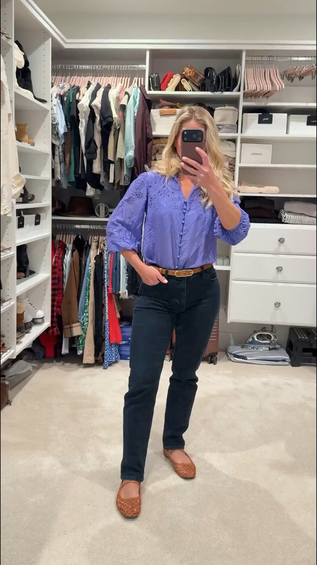 This is my go-to business casual workwear formula.
Statement blouse + structured denim + classic accessories.
When your wardrobe is built right, getting dressed becomes easy.

#LTKootd #LTKWorkwear #LTKPetite