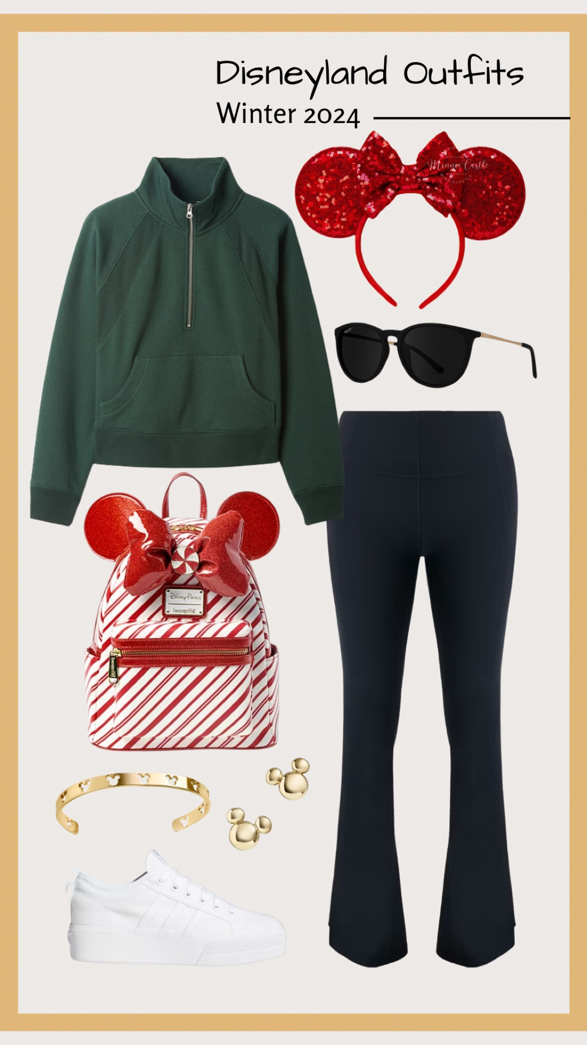 Get ready for the holidays with this festive Disney-inspired outfit! 🎄✨ Embrace the season in vibrant greens and reds, perfect for spreading cheer at the parks or holiday gatherings. #DisneyStyle #HolidayInspo #FestiveFashion

#LTKHoliday #LTKSeasonal #LTKTravel