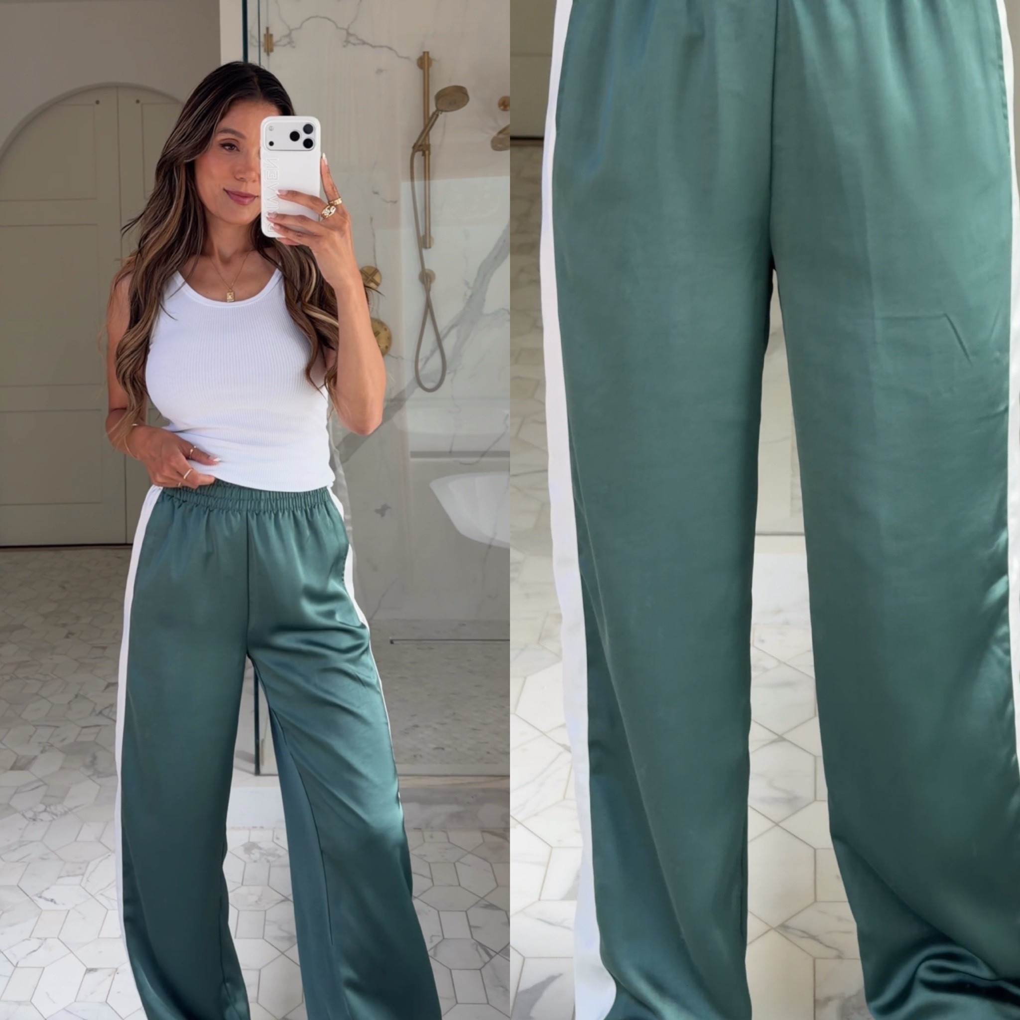 Scroll to shop! A comfy chic track pant! Follow for lore! Xo!!