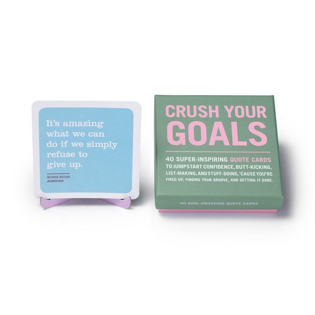 40ct Crush Your Goals Inner Truth Deck Inspiring Cards and Affirmation Card Deck | Target