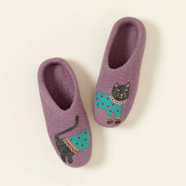 Cat Purrson's Slippers | UncommonGoods