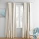 Belgian Linen Ruffle Blackout Drape | Pottery Barn Teen