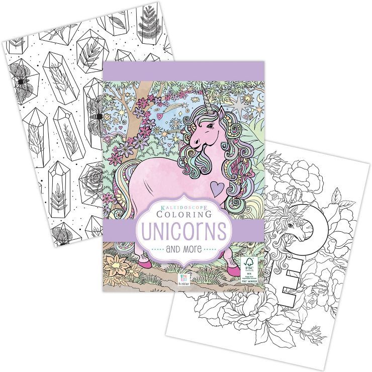 Kaleidoscope Coloring Kit: Unicorns and More - Hinkler Books | Target