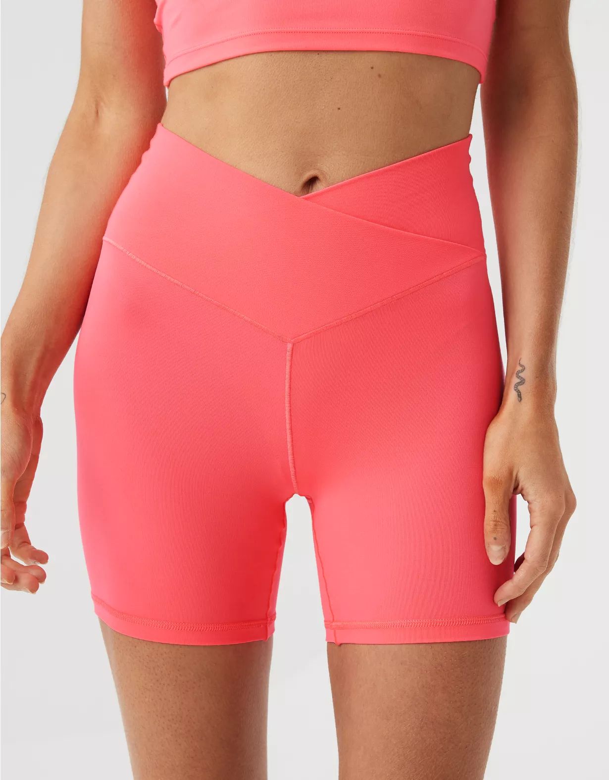 OFFLINE By Aerie Real Me Crossover 5" Bike Short | American Eagle Outfitters (US & CA)