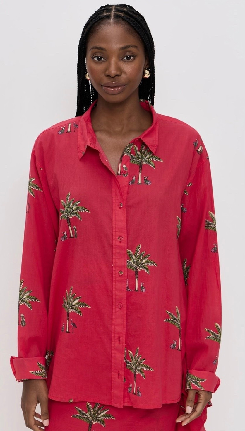 Model is 5’10.5” and I’m pretty sure these sleeves are rolled twice 😍
Tall friendly palm tree button down 

#LTKMidsize #LTKPlusSize #LTKTall