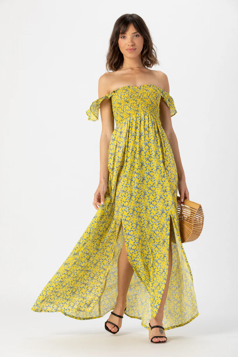 Hollie Maxi Dress Naturals | Tiare Hawaii