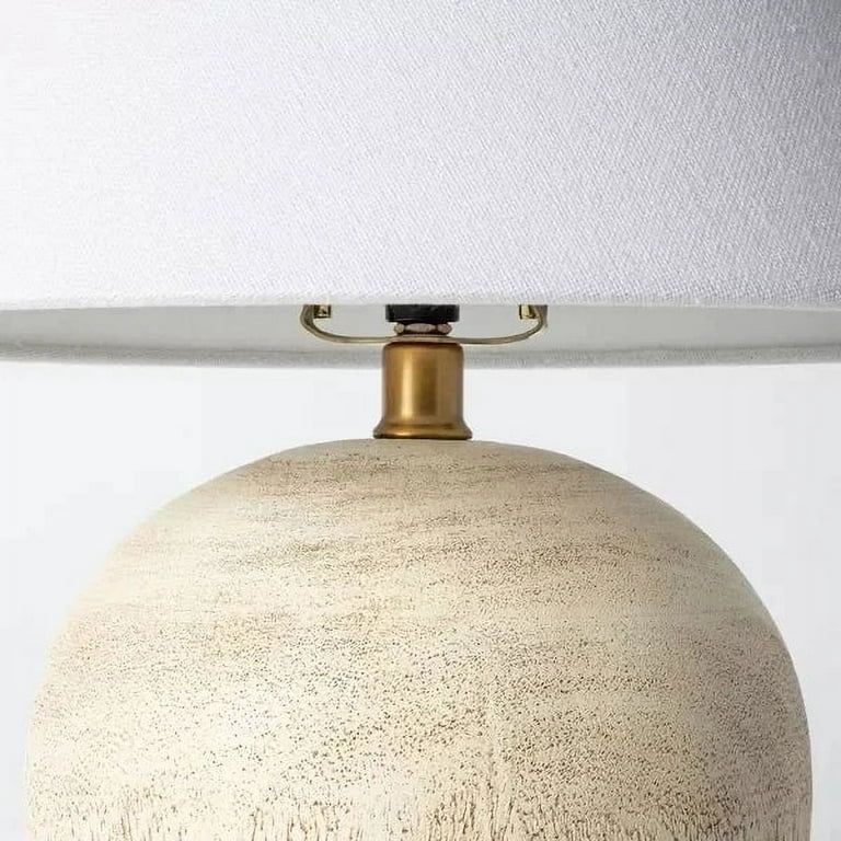 Medium Faux Wood Table Lamp Brown - Threshold&trade; designed with Studio McGee,Light Bulbs Not I... | Walmart (US)