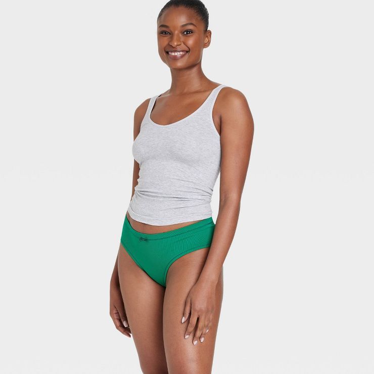 Women's Seamless Hipster Underwear - Auden™ Green | Target