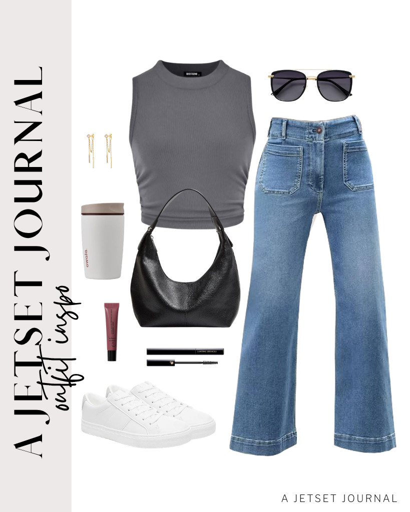 You can pair this cropped tank top with light-wash jeans and sneakers for a chic look for coffee errands. Accessorize with this trendy shoulder bag and retro aviator sunnies from SOJOS. If you love bringing coffee or cold drinks with you, this Owala Smoothsip tumbler is perfect for you!


#LTKSeasonal #LTKSaleAlert #LTKTravel 

 