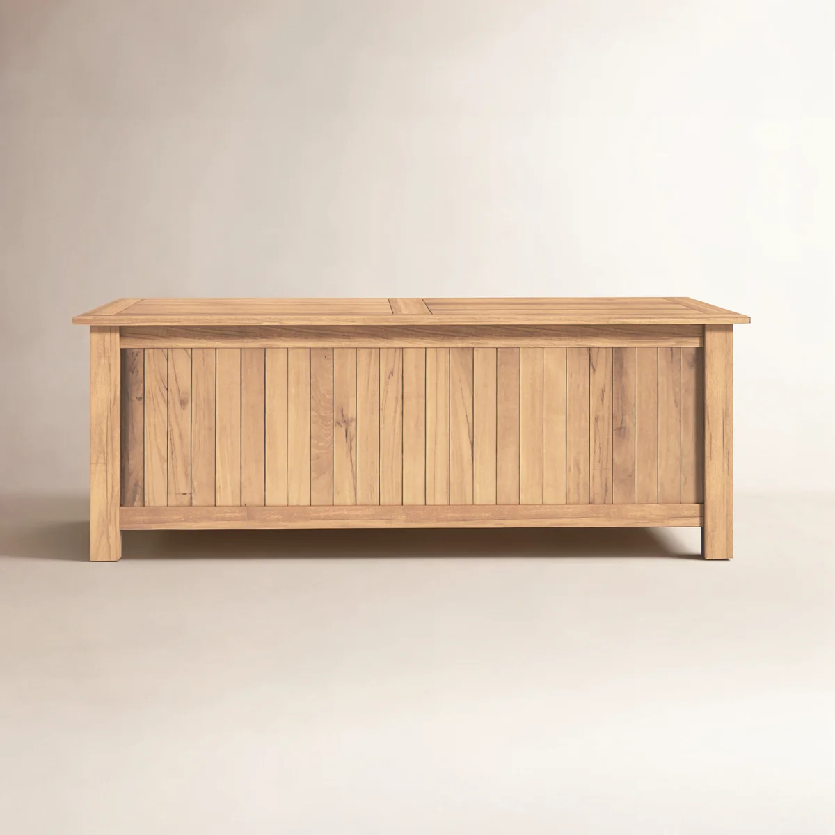 Summerton Teak Solid Wood Deck Box | Wayfair North America