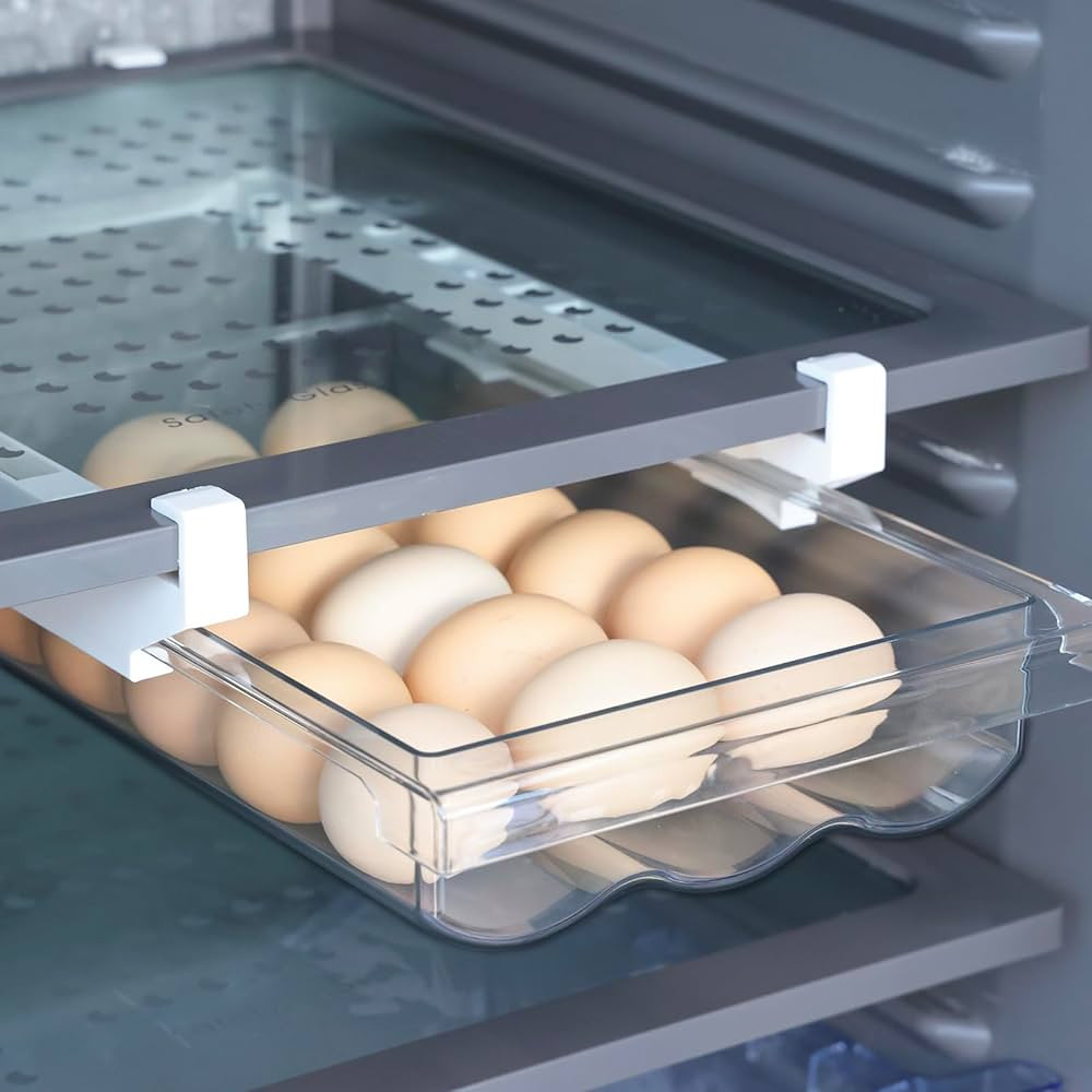 Moretoes Egg Holder for Refrigerator, Fridge Organization, Egg Container for Refrigerator, Fridge... | Amazon (US)